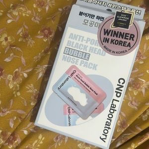 NIB CNP Anti-Pore Black Head Bubble Nose Pack 5ea